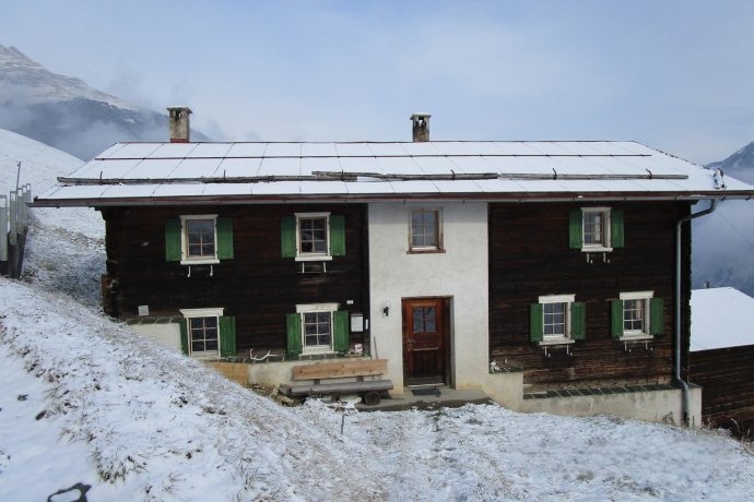 Ferienhaus Althus Gün - Ansicht Winter
