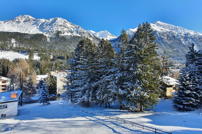 Aussicht aus dem Balkon_Winter