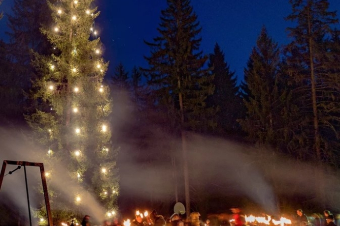 Waldweihnachten beim Kinderspielplatz Flims Waldhaus (gdl_843628920_image)
