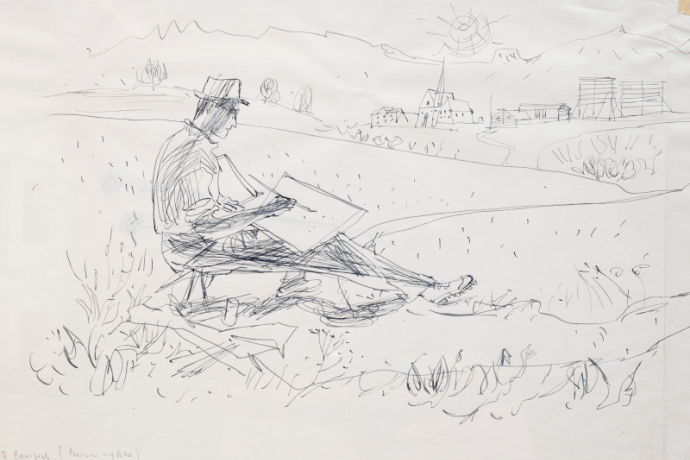 Ausstellung: Skizzen von Alois Carigiet in Trun (gdl_860084003_image)