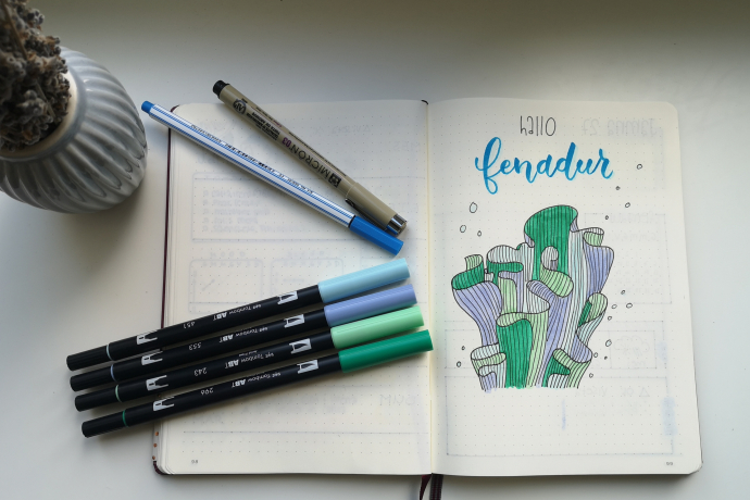 Handlettering Bullet Journal / Kreativtage (gdl_865201021_image)