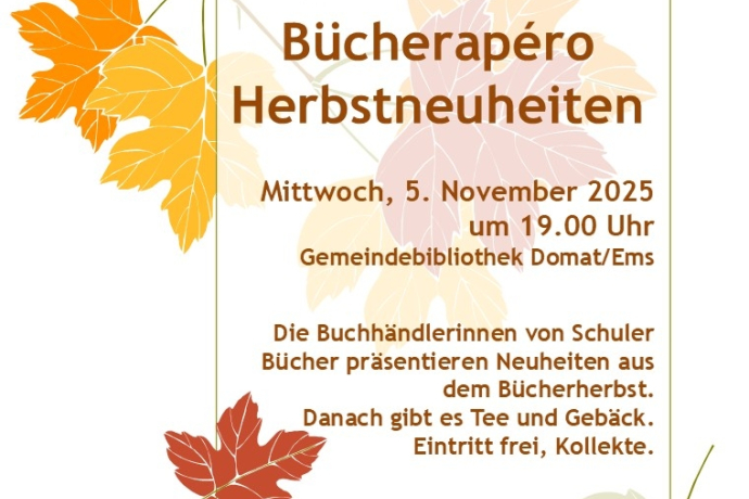 Bücherapéro - Herbstneuheiten (gdl_894167644_image)