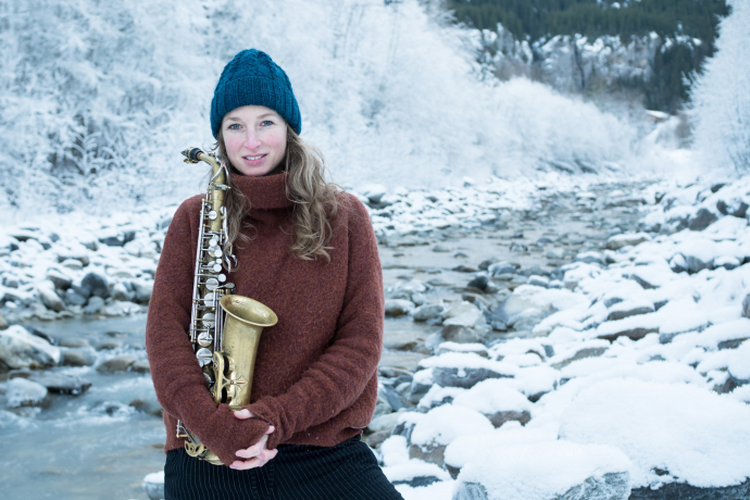 Nicole Johänntgen: Saxophon-Solo in der Kirche St. Jakob (gdl_903181528_image)