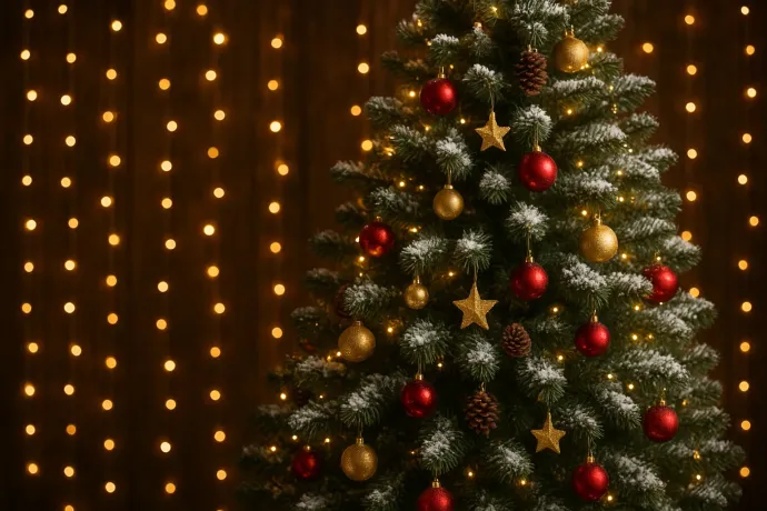 Traditionelles Weihnachtsbaum-Schmücken für Gross und Klein (gdl_903236963_image)