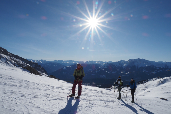 Geführte Schneeschuhwanderung auf den Piz Dolf / Trinserhorn 3000m (gdl_903526516_image)