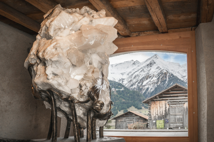 "Berge im Berg - Kluft 2000" Referat von Michael Flepp in Lumbrein (gdl_904451122_image)