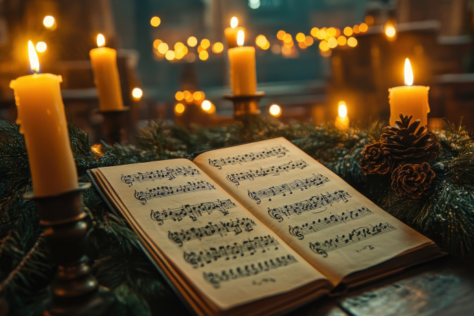 Weihnachtskonzert "Nadal lumnezian" des Chor viril Lumnezia in Vella (gdl_905330267_image)