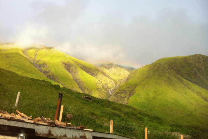 "Berge im Berg - Kluft 2000" Referat von Michael Flepp in Lumbrein (gdl_905920574_image)
