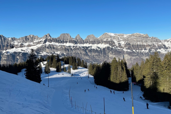 Blick von Restaurant Chrüz