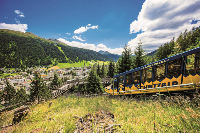 Schatzalp-Bahn in Davos Schatzalp-Bahn in Davos