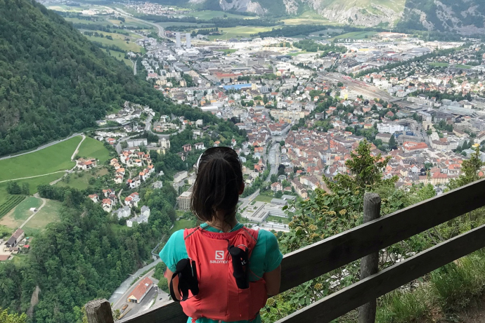 Aussicht auf die Stadt Chur