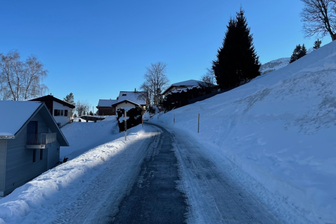 Weg von Tannenheim nach Angettlin