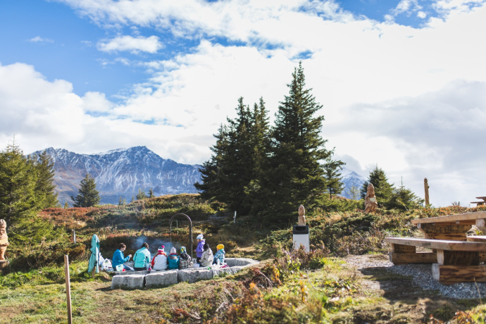 Wetterwicht-Platz mit Wirbelwind Grillstellen