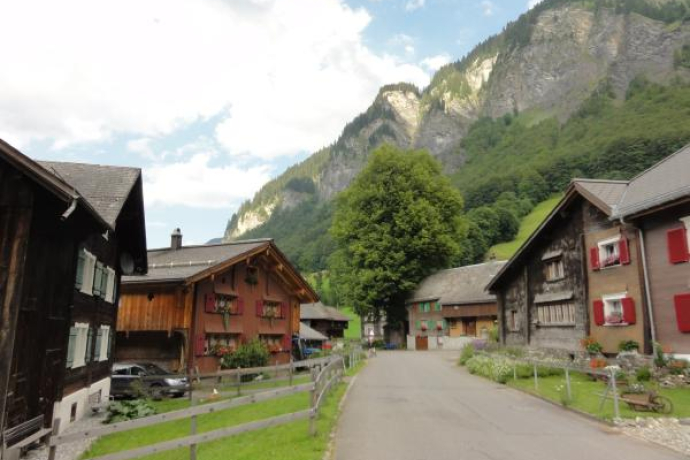 Weisstannen Oberdorf mit Dorflinde