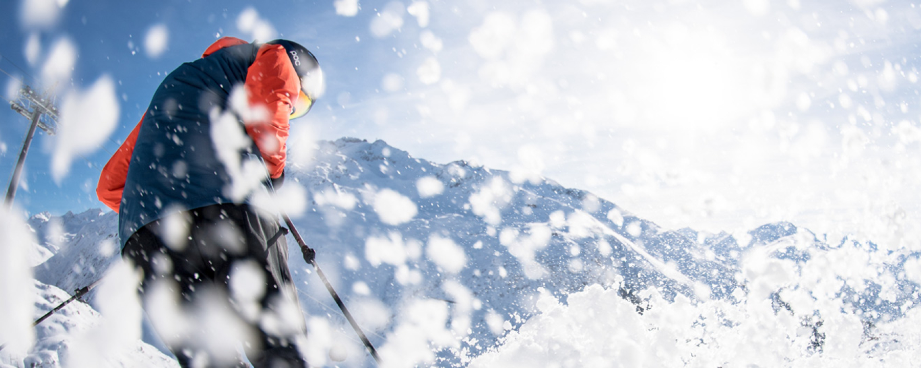 Skifahrer in Andermatt Sedrun Disentis (Foto: © Andermatt Sedrun Disentis)