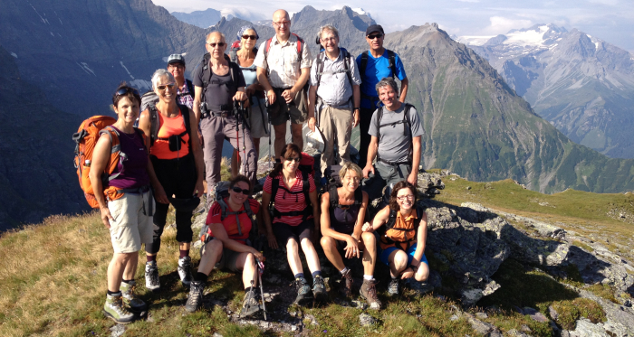 Gruppenfoto auf dem Gipfel Gruppenfoto auf dem Gipfel