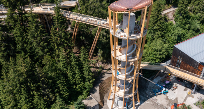 Baumwipfelpfad «Senda dil Dragun» (Foto: © Flims Laax Falera / Philipp Ruggli) Baumwipfelpfad «Senda dil Dragun» (Foto: © Flims Laax Falera / Philipp Ruggli)