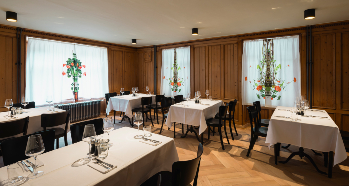 Gaststube des Post Hotel Löwe (Foto: © Benjamin Hofer) Gaststube des Post Hotel Löwe