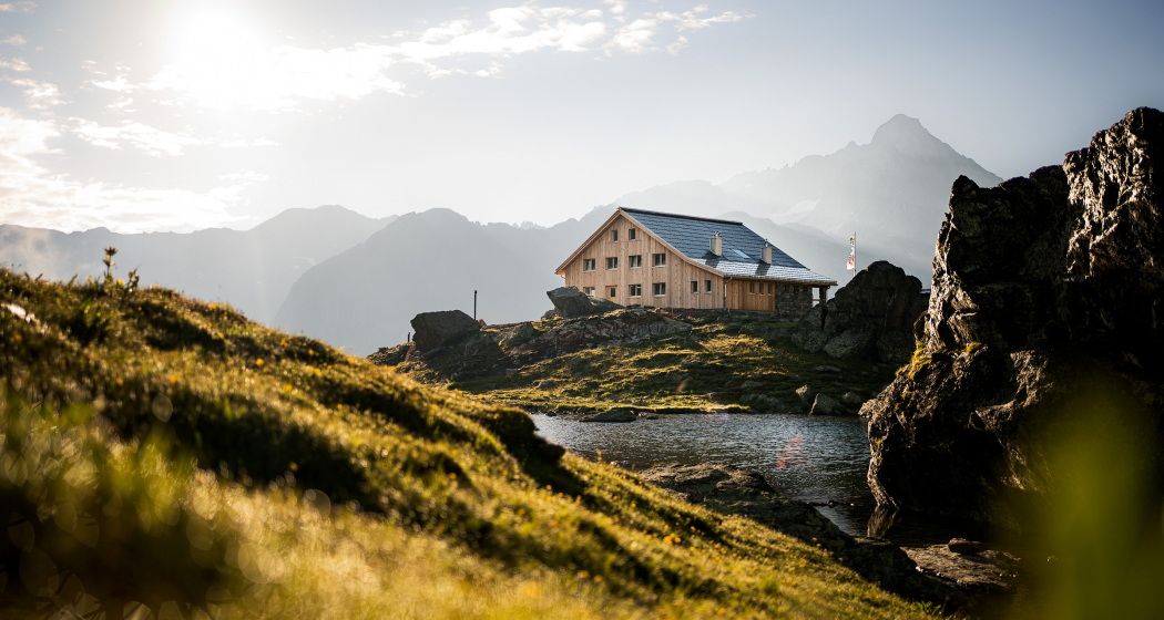Die Grialetschhütte oberhalb von Davos. (Foto Marco Hartmann) Grialetschhütte