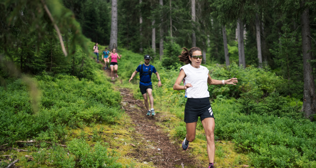 Trailrunning in Davos (Foto: © Marco Hartmann, Graubünden Ferien) Trailrunning in Davos
