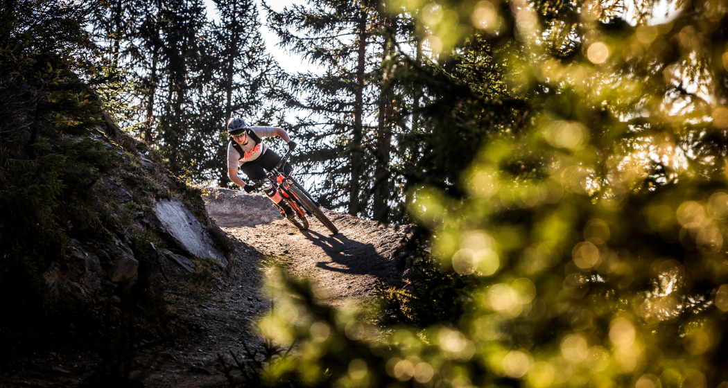 Runca Trail (Foto: © Flims Laax Falera / Philipp Ruggli) Runca Trail in der Region Flims Laax Falera