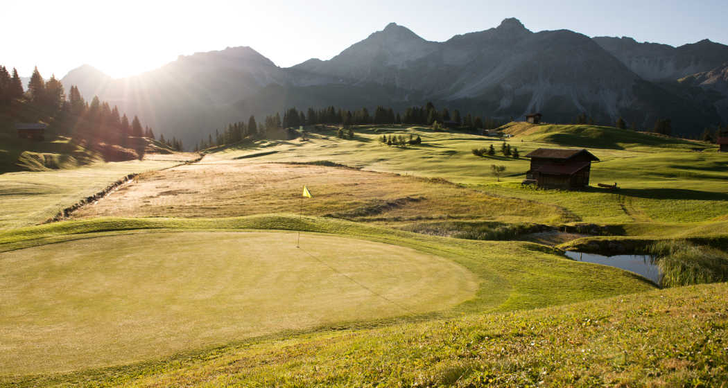 Der Golfplatz in Arosa ist einer der höchstgelegenen 18-Loch-Golfplätze Europas (Foto: © Alfonso Smith) Golfplatz Arosa