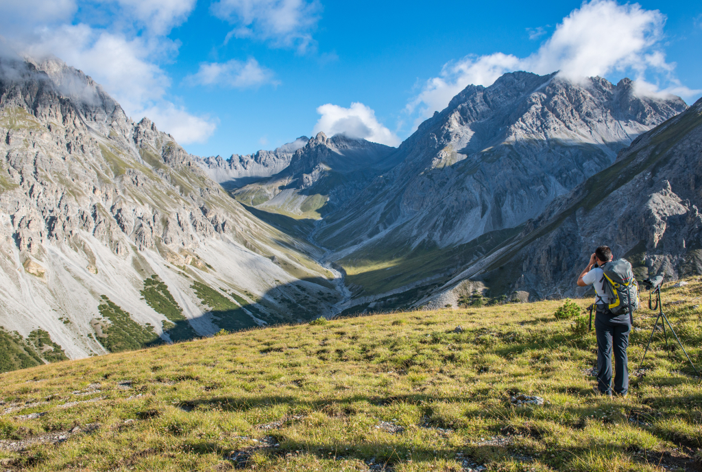 Parkwächter Fadri Bott im Nationalpark