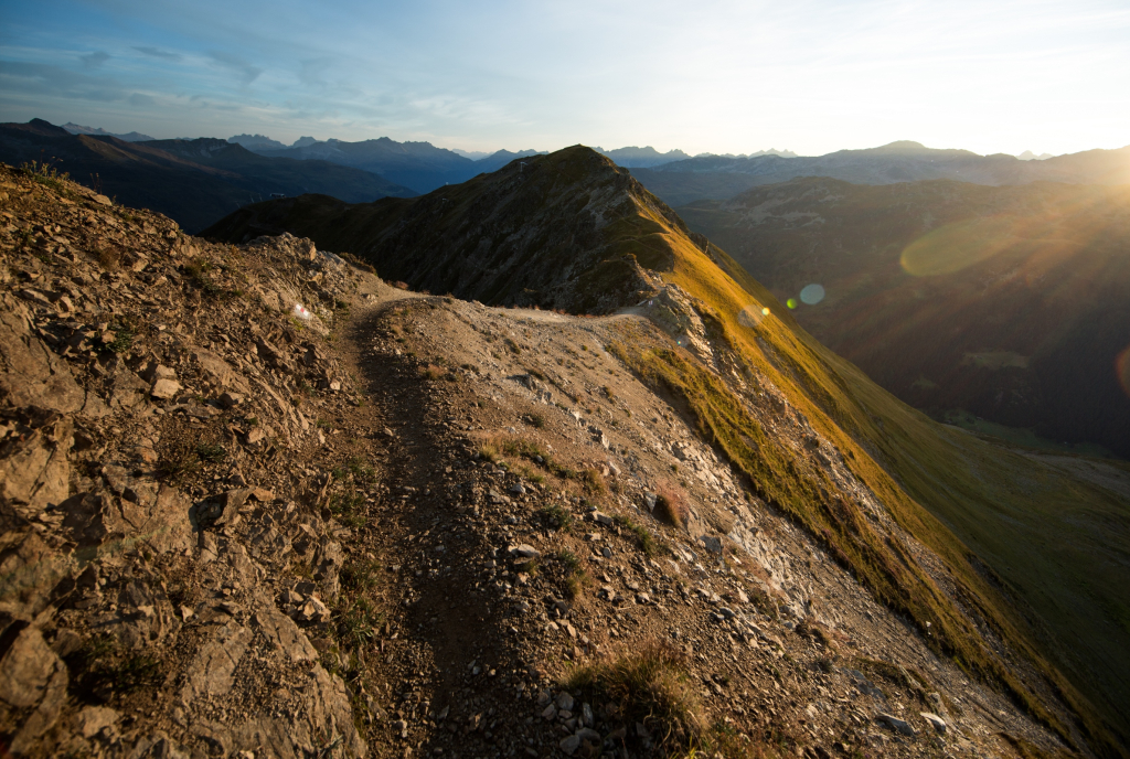 Biketrail vom Jakobshorn ins Dischmatal
