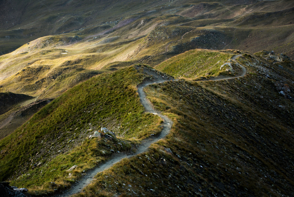 Auch in Samnaun warten feinste Singletrails auf "hungrige" Biker