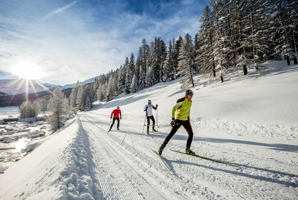 Cross-country skiing in Scuol Samnaun Val Müstair