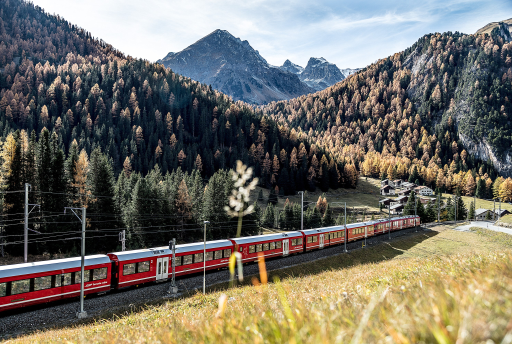 Rhätische Bahn in Graubünden
