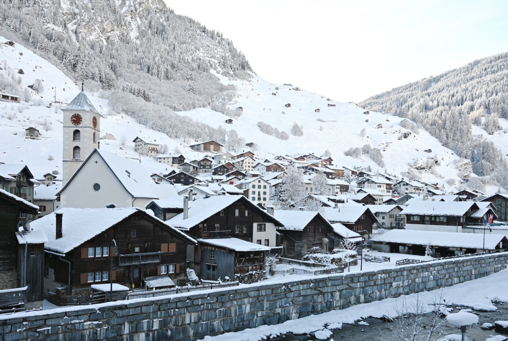 Bergdorf Vals im Winter (Foto: © Michael André Ankermüller)