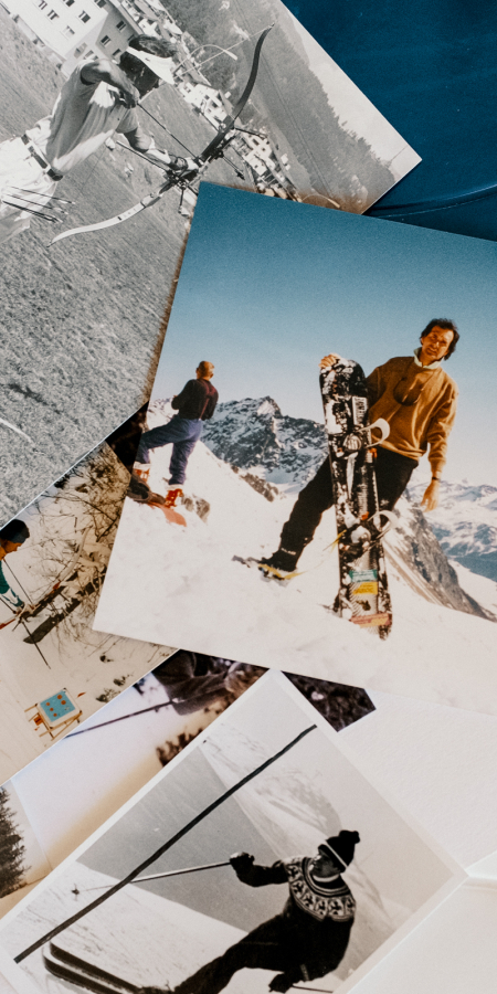 Retrospectives from Ueli Lamm's sports career (Photo: © Switzerland Tourism / Silvano Zeiter) Retrospectives from Ueli Lamm's sports career (Photo: © Switzerland Tourism / Silvano Zeiter)