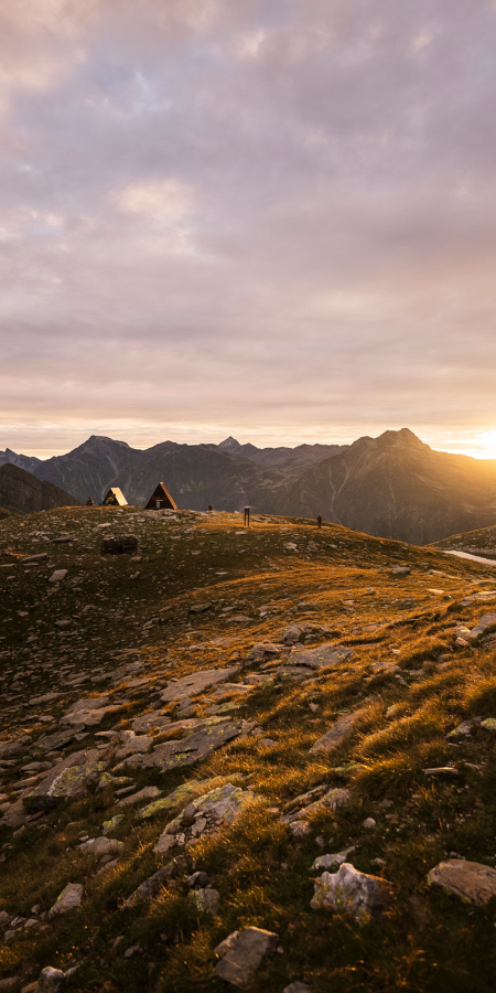 Sonnenaufgang auf dem Sentiero Alpino Calanca