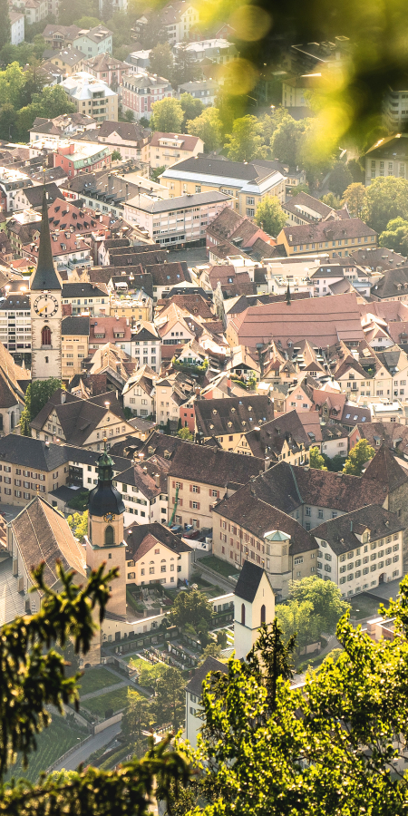 View of the Old Town of Chur