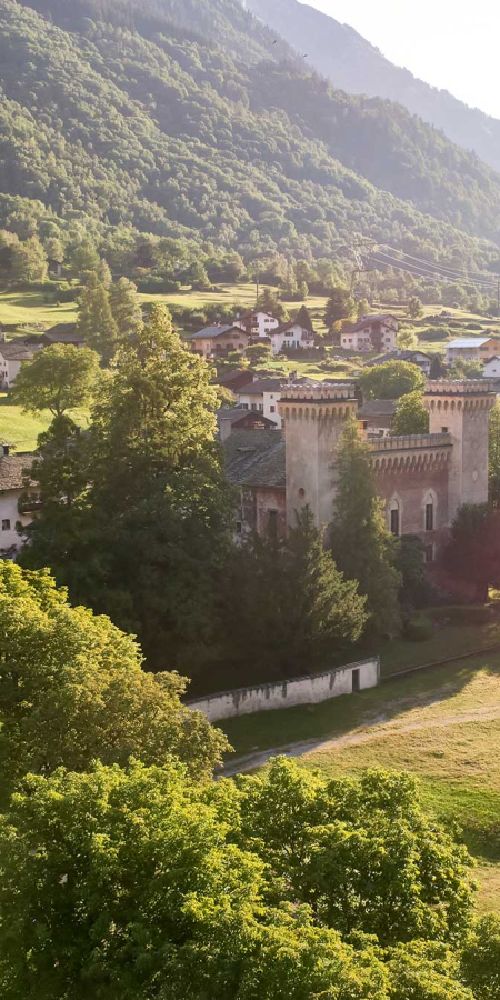 Der Palazzo Castelmur in Coltura bei Stampa im Bergell (Foto: © Stefan Schlumpf) Der Palazzo Castelmur in Coltura bei Stampa im Bergell (Foto: © Stefan Schlumpf)