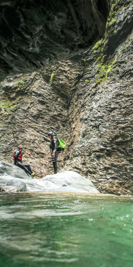 Canyoning in the Viamala Gorge