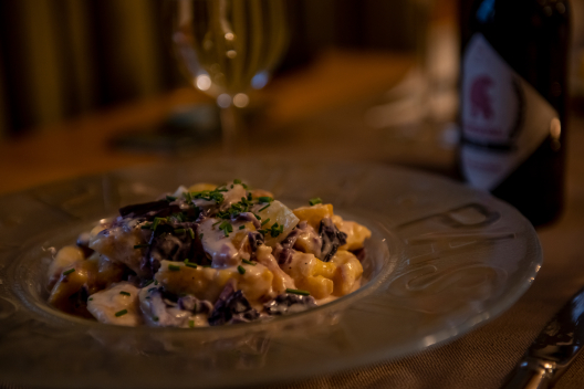 Pizokels im Hotel Helvetia (Foto: © Balz Weber) Pizokels im Hotel Helvetia