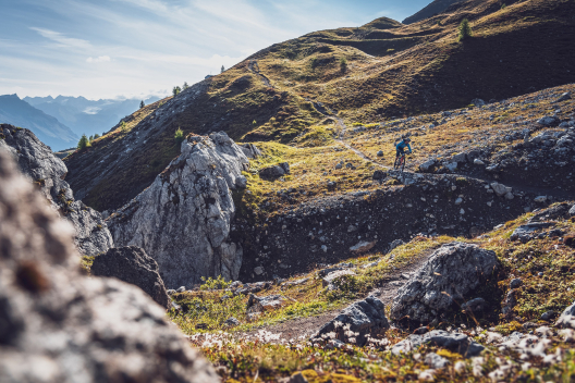 Mountainbiken in Klosters
