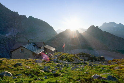 Capanna da l’Albigna (Foto: © Heinz Staffelbach) Capanna da l’Albigna