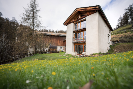 Unterkunft Hof Grevasalvas (Foto: © GRF, Marco Hartmann) Unterkunft Hof Grevasalvas