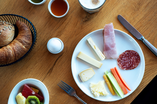 Frühstück im Hotel Pellas