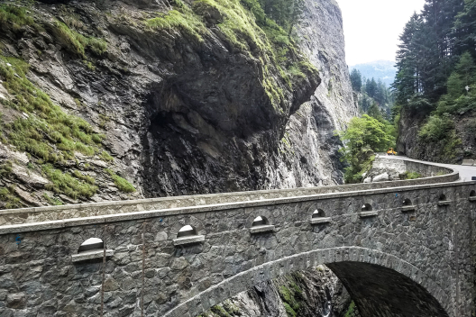 Brücke über der Viamala-Schlucht