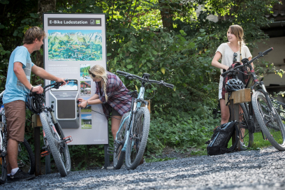 E-Bike-Ladestation in Flims Laax