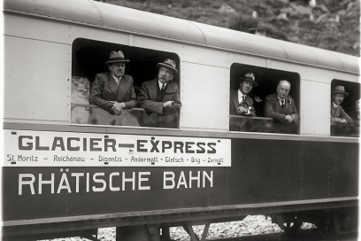 Eröffnungsfahrt Glacier Express (Foto: © Glacier Express) Eröffnungsfahrt Glacier Express
