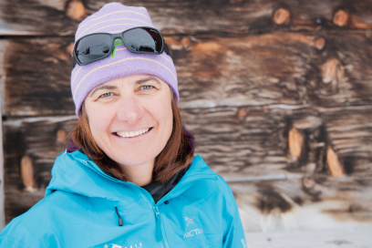 Bergführerin Bettina Leimgruber (Foto: © Martin Hoch) Bergführerin Bettina Leimgruber