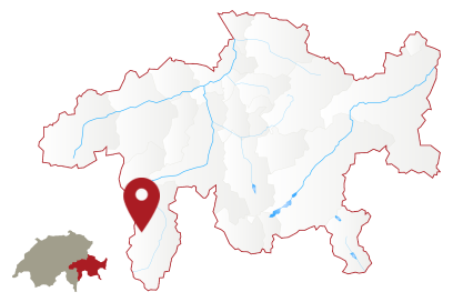 Karte Standort Val Calanca