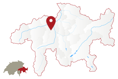 Karte Standort Safiental