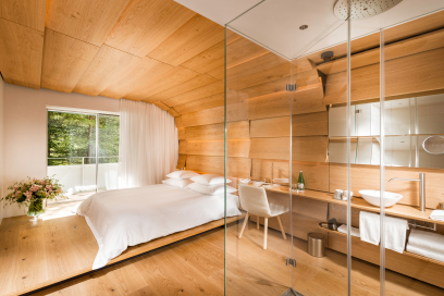 Kuma Room at the 7132 Hotel Vals (Photo: © 7132 Hotel / Global Image Creation) Kuma Room at the 7132 Hotel Vals
