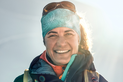 Bergführerin Bettina Leimgruber (Foto: © Schweiz Tourismus / Lorenz Richard) Bergführerin Bettina Leimgruber